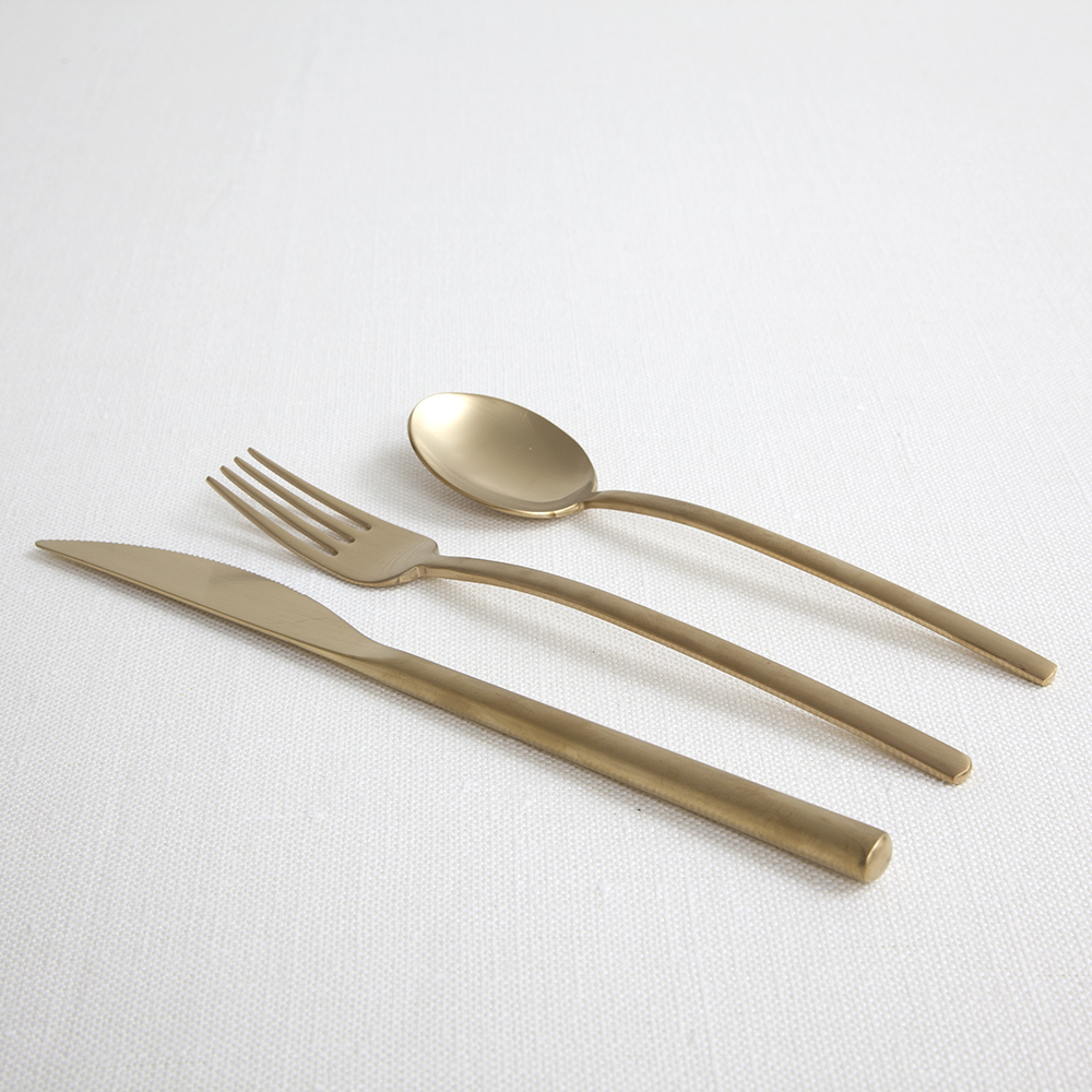 LINEA ICE ORO - FLATWARE - GOLD image number 2