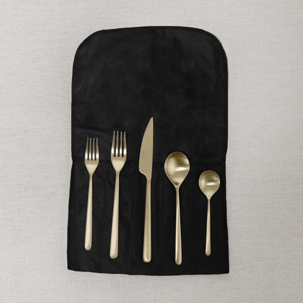 LINEA ICE ORO - FLATWARE - GOLD image number 3