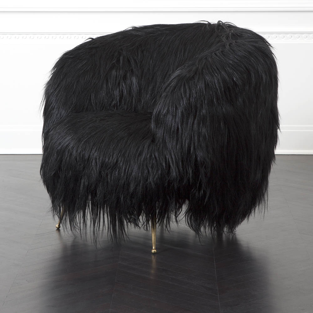 SOUFFLE CHAIR - GOAT HAIR image number 0