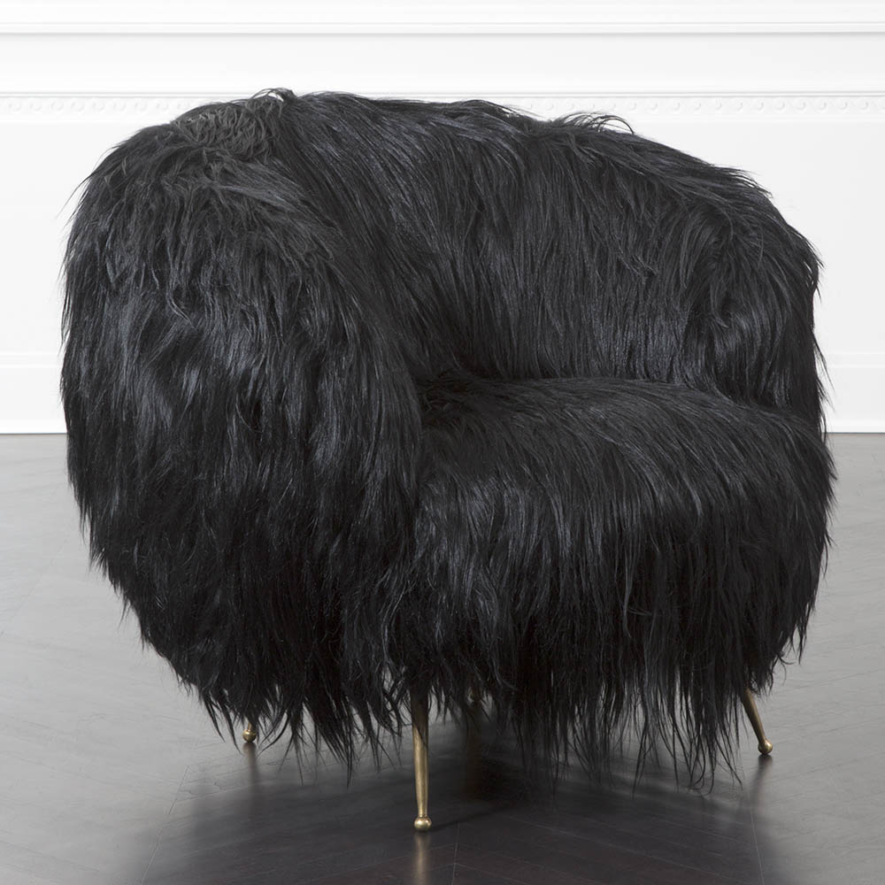 SOUFFLE CHAIR - GOAT HAIR image number 2