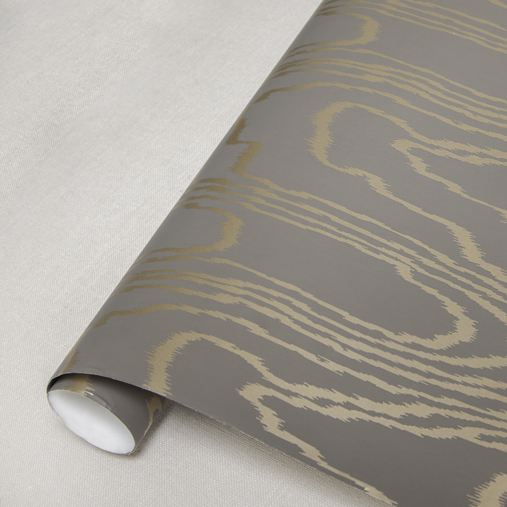 AGATE WALLPAPER - TAUPE GOLD image number 2