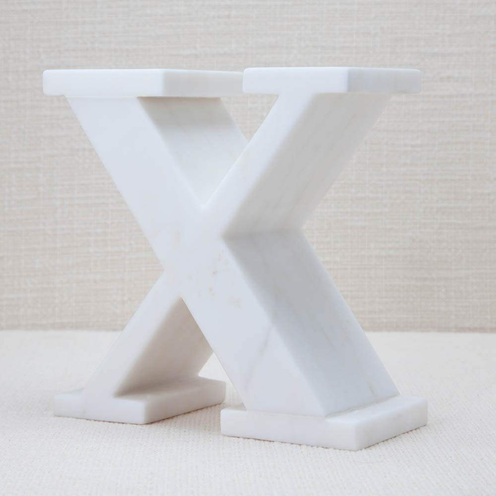 MARBLE LETTER X image number 0