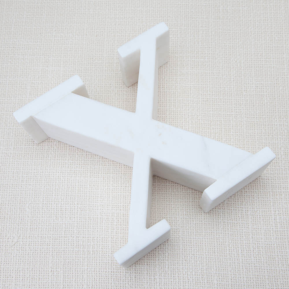 MARBLE LETTER X image number 2