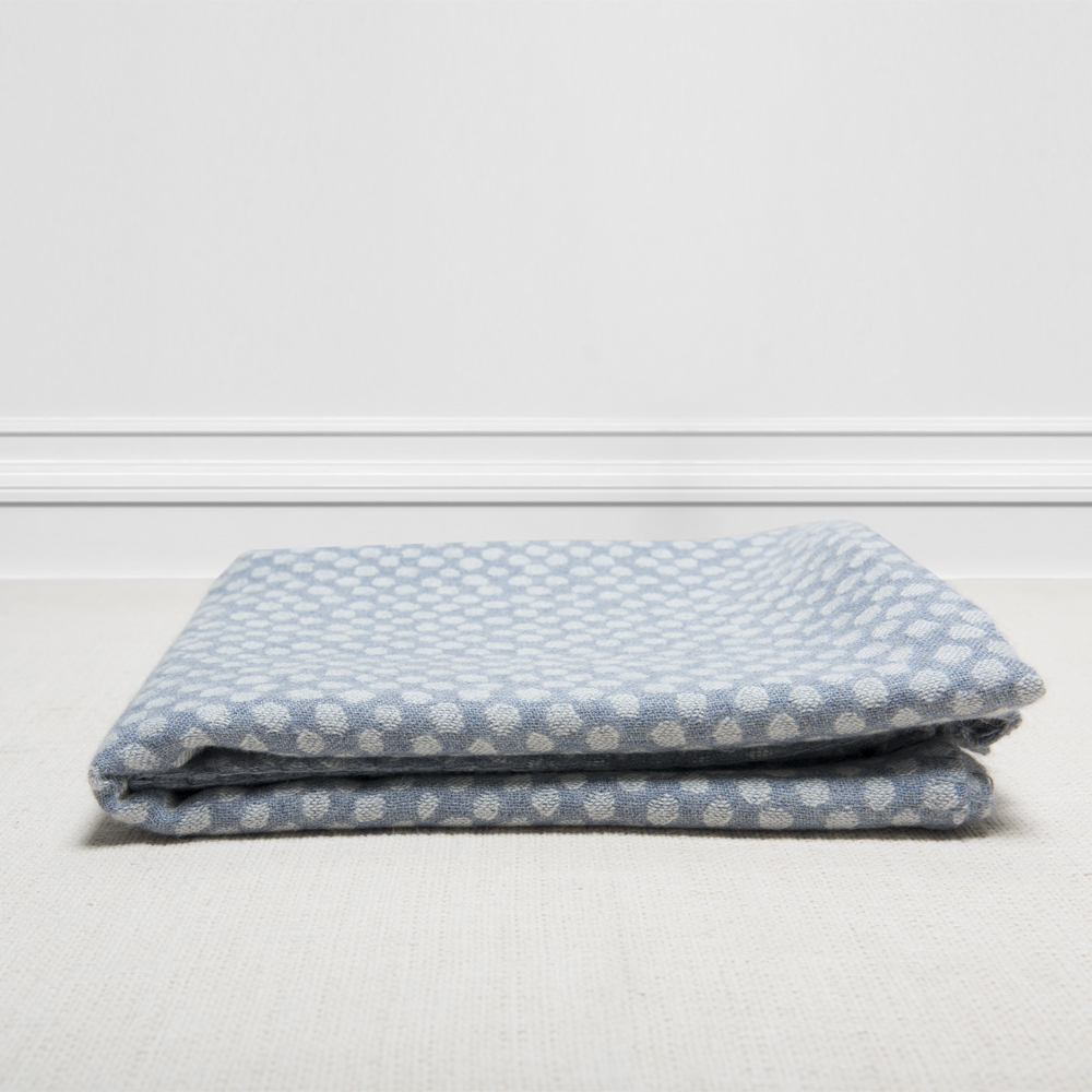 DOTS LUXE THROW - SURF image number 0