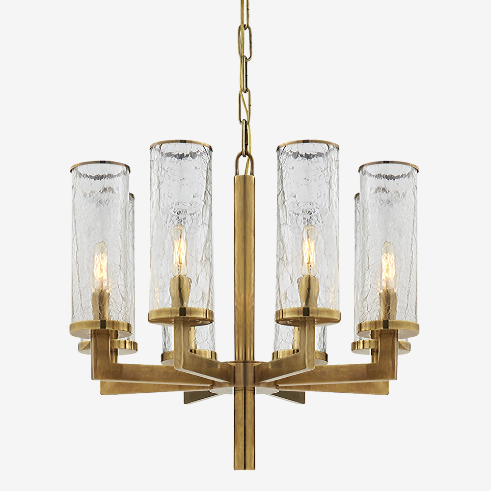 LIAISON ONE-TIER CHANDELIER - BRASS image number 0