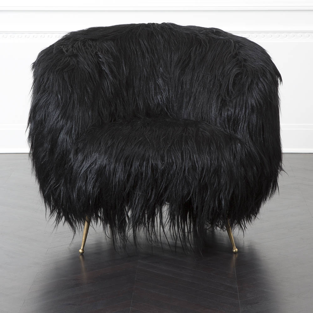 SOUFFLE CHAIR - GOAT HAIR image number 1