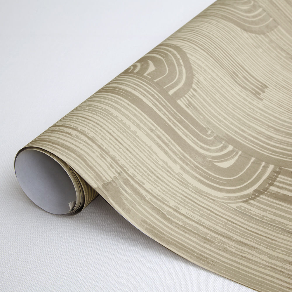 CRESCENT WALLPAPER - TAUPE PUTTY image number 2
