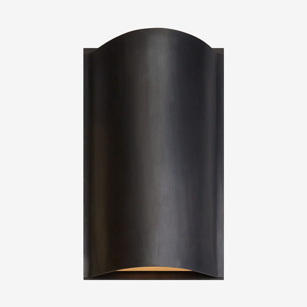 AVANT SMALL CURVE SCONCE - BRONZE image number 1