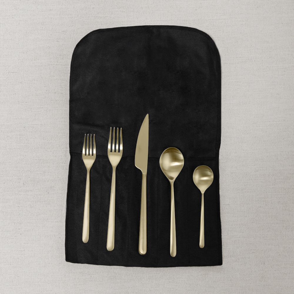 LINEA ICE ORO - FLATWARE - GOLD