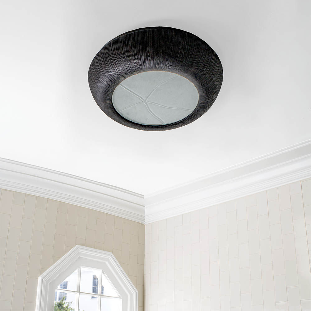 UTOPIA MEDIUM ROUND FLUSH MOUNT