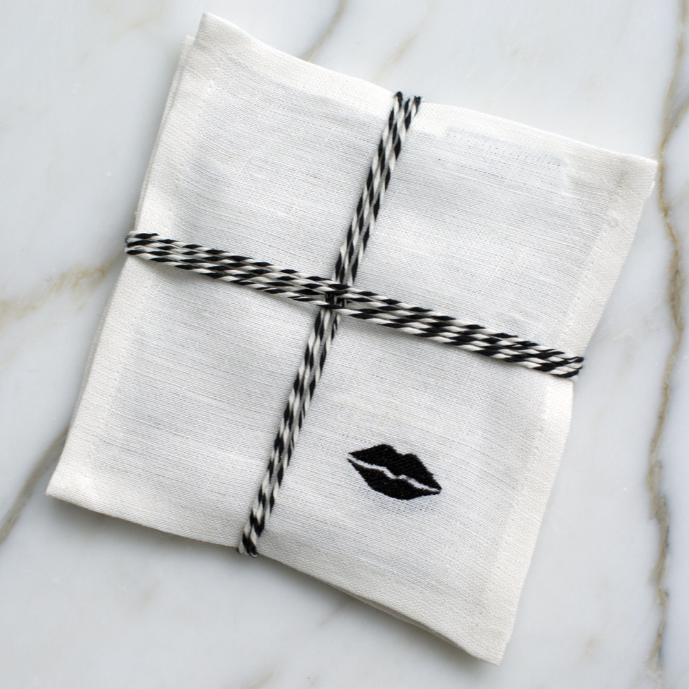 KISS COCKTAIL NAPKINS