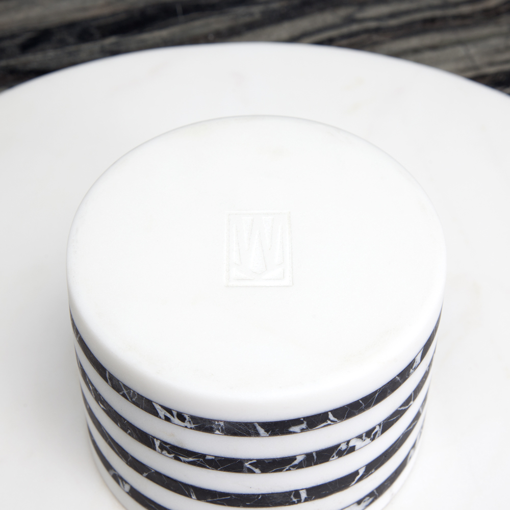 MELANGE ENTERTAINING PLATE - LARGE WHBLK
