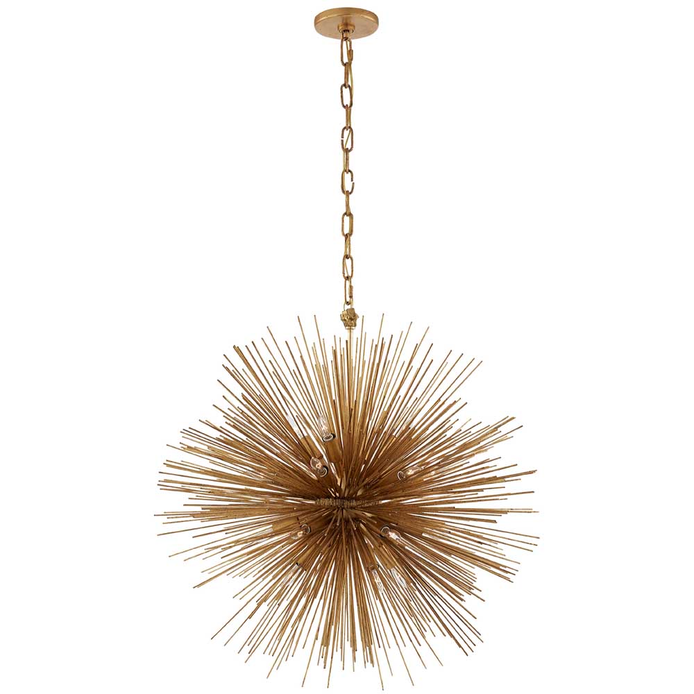 STRADA ROUND LARGE PENDANT - GILD