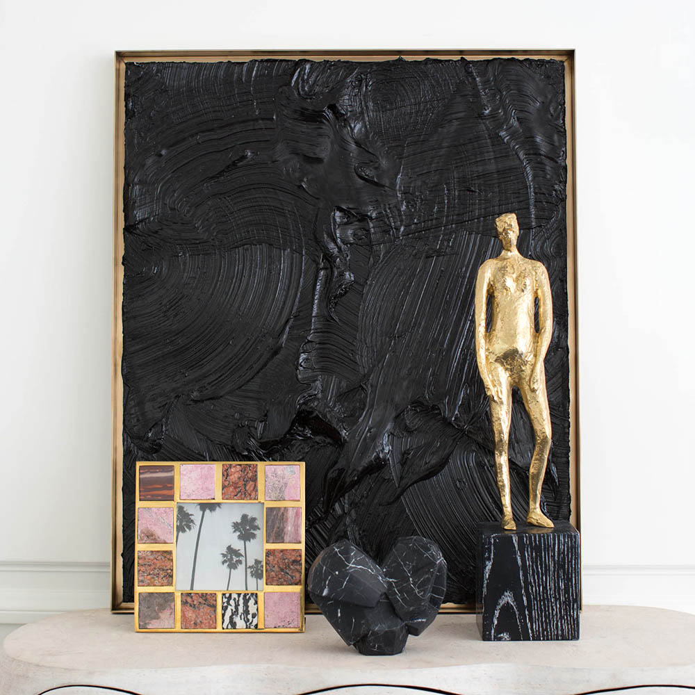 CURATED GEMSTONE BRONZE FRAME image number 0