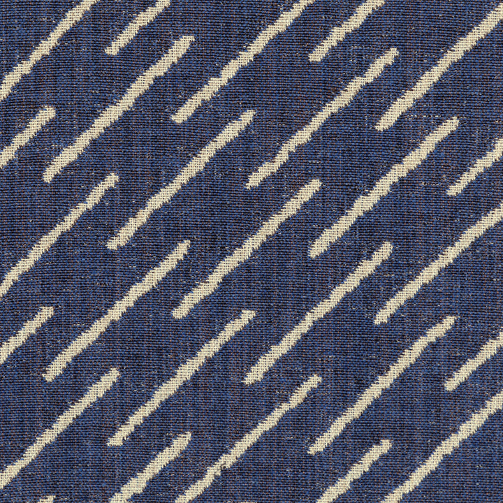 Esker Weave Navy/Cream detail