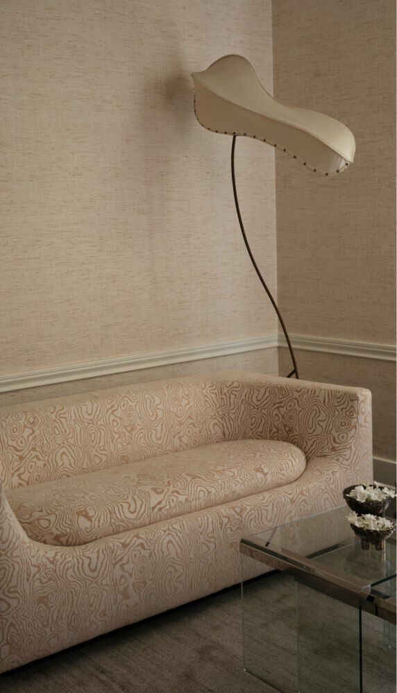 Draps Kelly Wearstler Shoreline – Plat – Coton Satiné 500 Fils – Taille Queen – Couleur Blush – Neuf