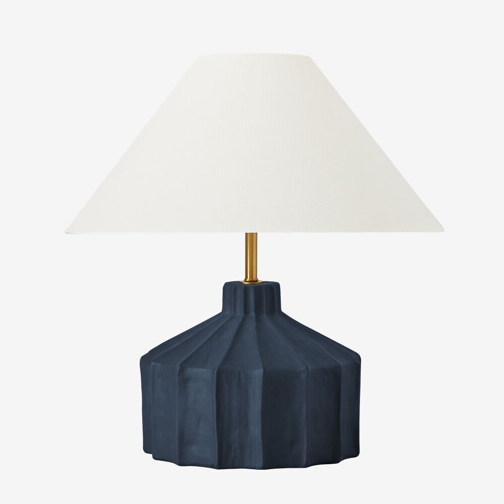 Veneto Medium Table Lamp - Matte Medium Blue Wash