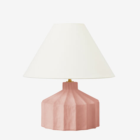 Veneto Small Table Lamp - Dusty Rose