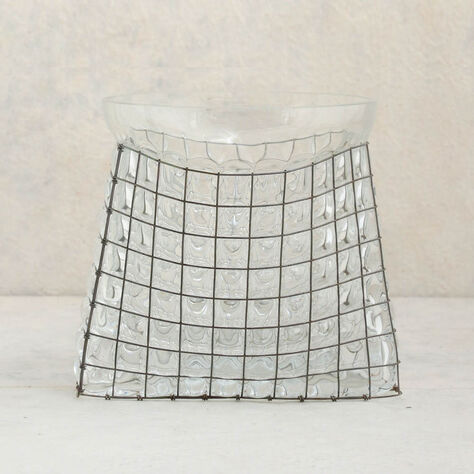 Grid Bag Vase