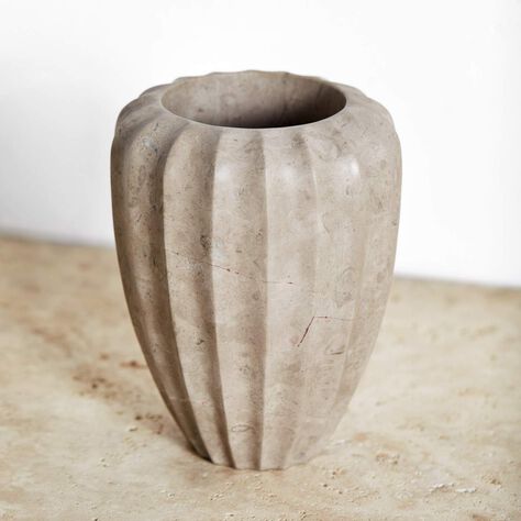 FLUTED SMALL VASE