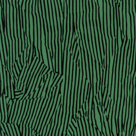 AVANT WALLPAPER SAMPLE - GREEN BLACK
