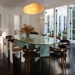Superluxe Racetrack Fractured Table