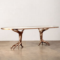SUPERLUXE DICHOTOMY RACETRACK TABLE