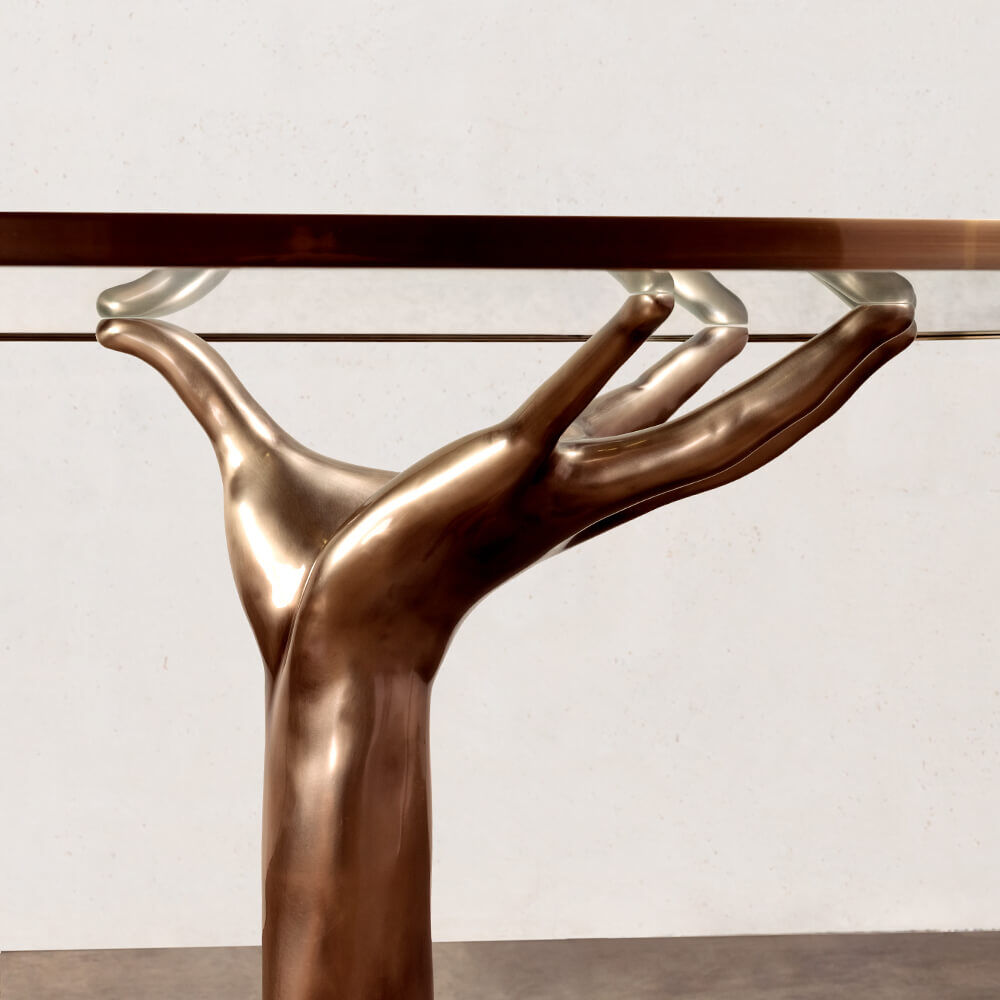 SUPERLUXE DICHOTOMY RACETRACK TABLE
