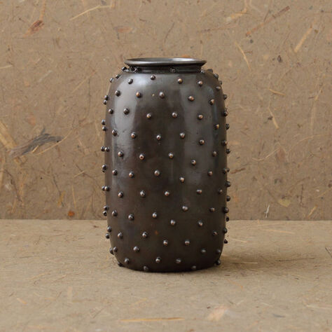 STUDDED VASE