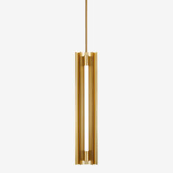 Carson Four Light Narrow Pendant