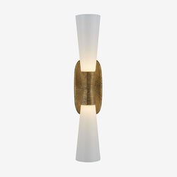 UTOPIA LARGE DOUBLE BATH SCONCE