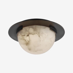 Melange 6" Solitaire Flush Mount