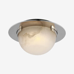 Melange 6" Solitaire Flush Mount