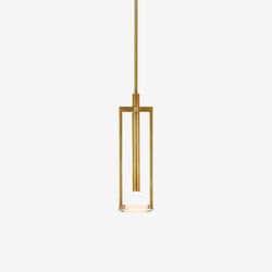 MELANGE SMALL FLOATING DISC PENDANT