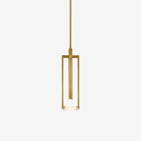 MELANGE SMALL FLOATING DISC PENDANT