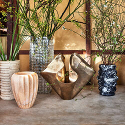 FLUTED SMALL VASE