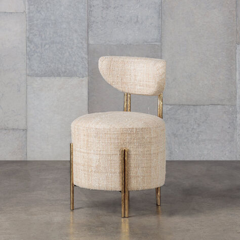 MELANGE VANITY STOOL