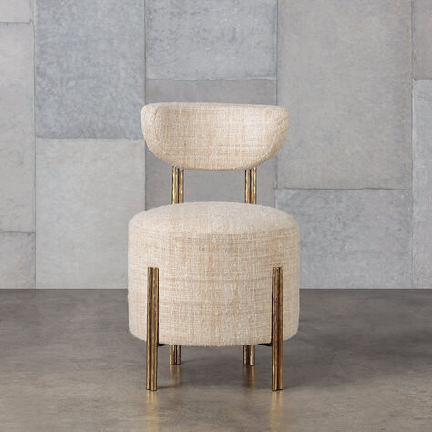 MELANGE VANITY STOOL