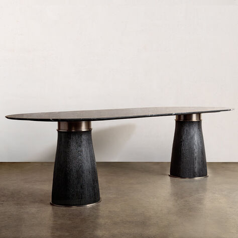 CAMDEN DOUBLE PEDESTAL DINING TABLE