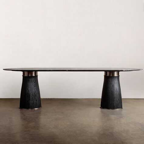 CAMDEN DOUBLE PEDESTAL DINING TABLE