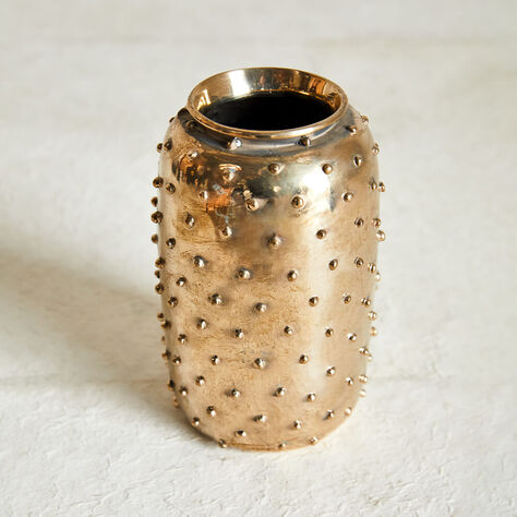STUDDED VASE