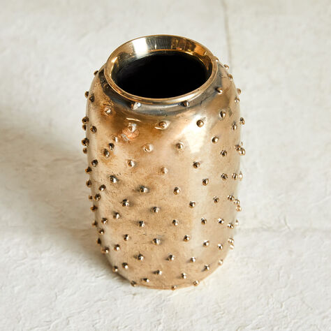 STUDDED VASE