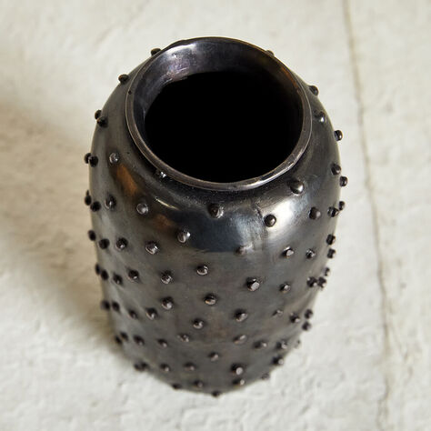 STUDDED VASE
