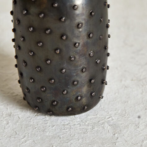 STUDDED VASE