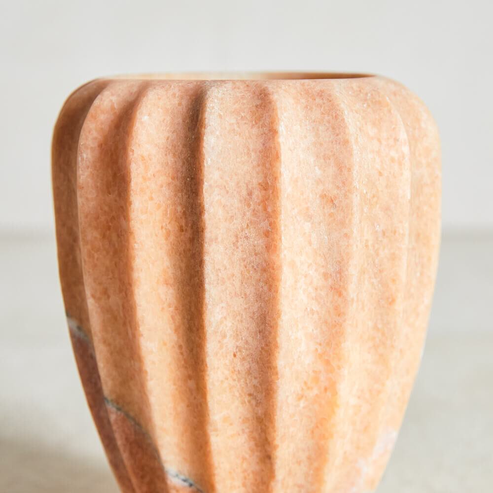 SMALL FLUTED VASE