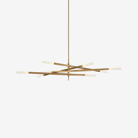 ROUSSEAU GRANDE EIGHT LIGHT ARTICULATING CHANDELIER
