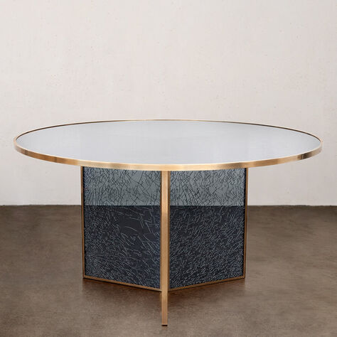 Superluxe Round Fractured Table - 60"