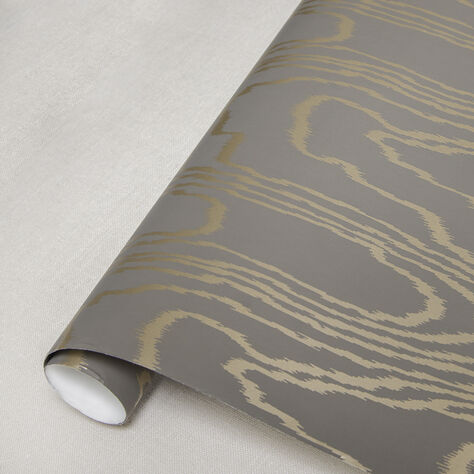AGATE WALLPAPER - TAUPE GOLD