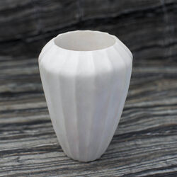 FLUTED SMALL VASE