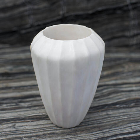 FLUTED SMALL VASE